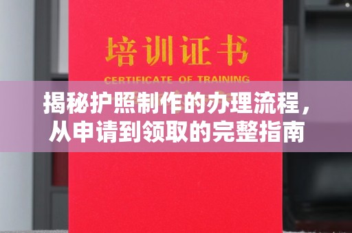 镇安揭秘护照制作的办理流程，从申请到领取的完整指南