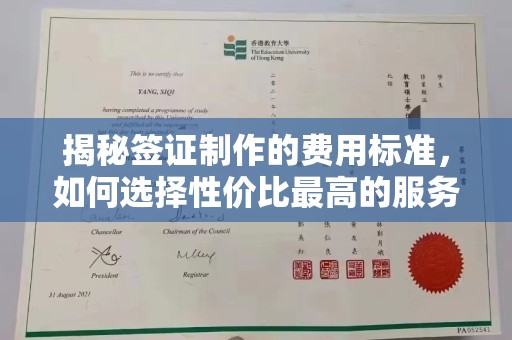 镇安揭秘签证制作的费用标准，如何选择性价比最高的服务？