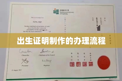 镇安出生证明制作的办理流程